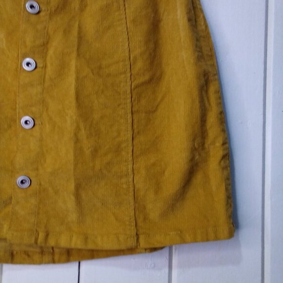 Re Generation by Celebrity Pink Skirt Juniors 11 30 Button Front Corduroy Brown - Picture 6 of 15